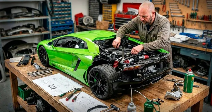 Non è un giocattolo ma una Lamborghini in miniatura col V12