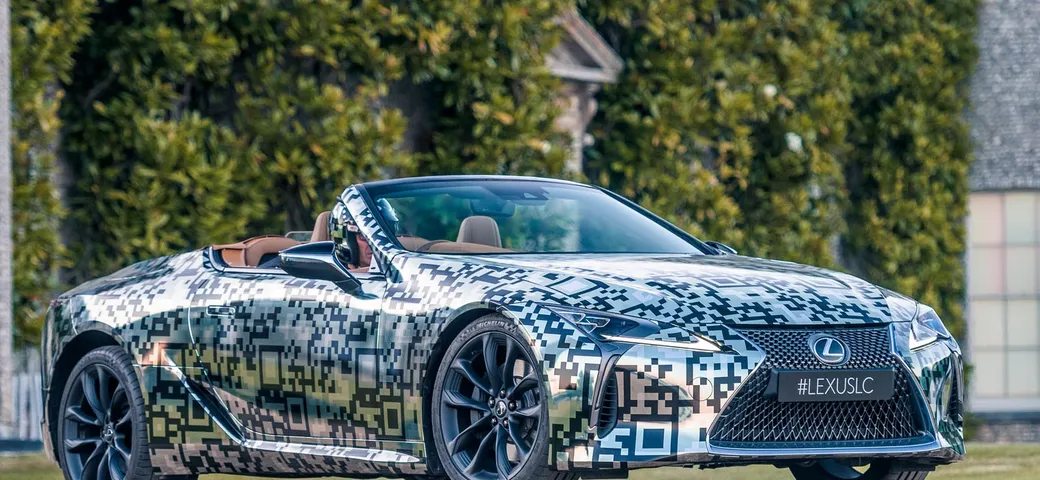 Lexus LC Convertible: la spider mostrata a Goodwood