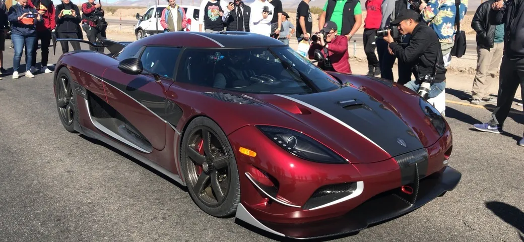 Koenigsegg Agera RS: record di velocità in Nevada