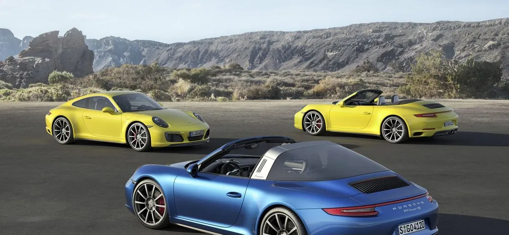 Porsche 911 MY2016: arrivano Carrera 4, 4S, Targa 4 e Targa 4S