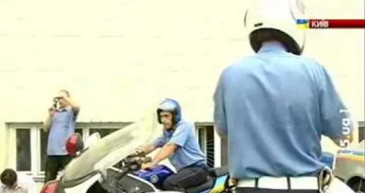 La polizia ucraina in moto può vantare veri piloti scelti?