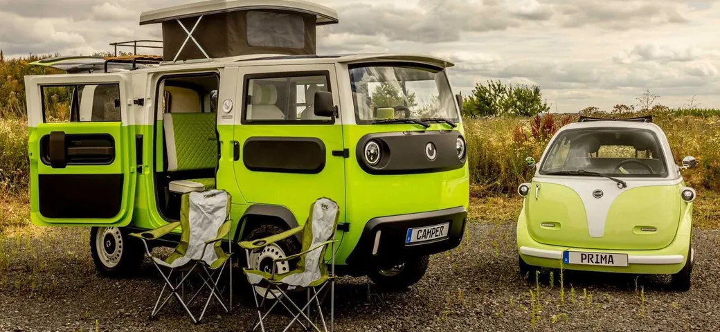 ElectricBrands XBus ed Evetta: camper e microcar a zero emissioni