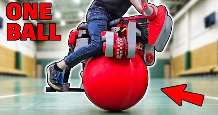 Bicicletta omnidirezionale: James Bruton guida la bici a sfera [VIDEO]