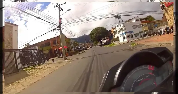 Incidente in moto a Bogotà