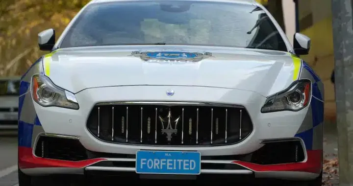 La polizia australiana sceglie Maserati, grazie a un criminale