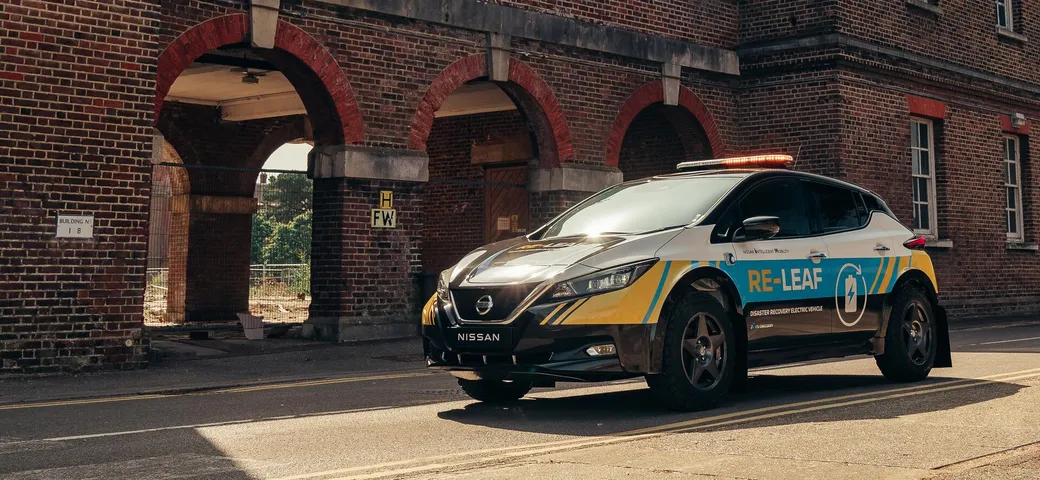 Nissan RE-LEAF: il prototipo per le catastrofi naturali