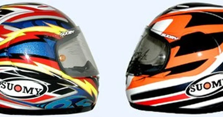 All'asta i caschi di Capirossi e Biaggi