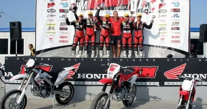 Emanuele Frosi nel Team HM Honda Racing