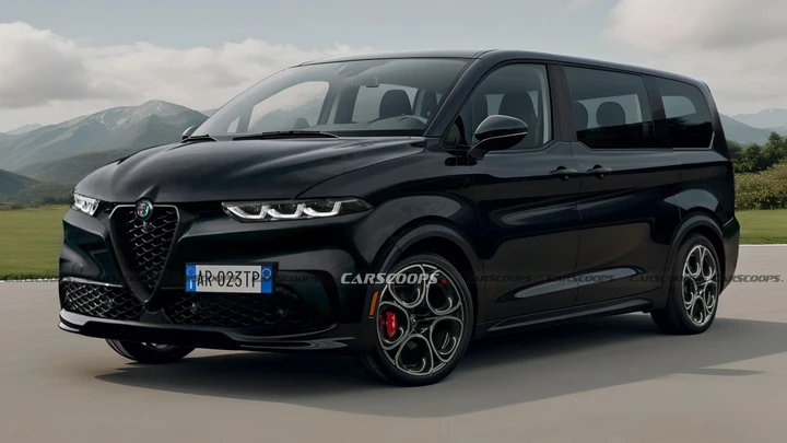 Alfa Romeo al lavoro su un futuro minivan elettrico di lusso? [RENDER]