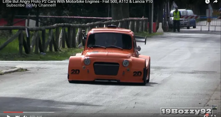 Auto spinte da propulsori motociclistici [Video]