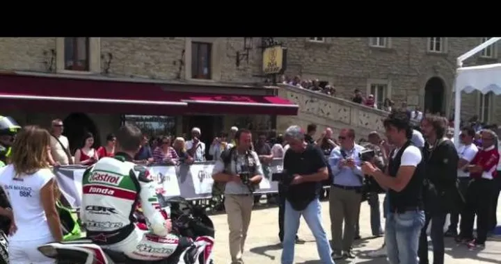 Parata del piloti Superbike a San Marino