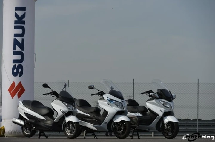 Suzuki Burgman family: l'agility test