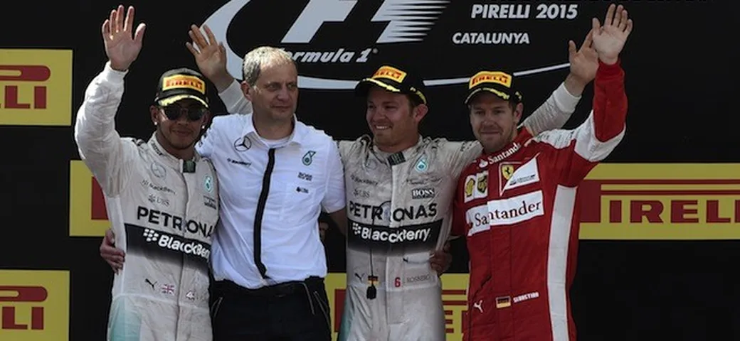 GP Spagna F1 2015: ha vinto Rosberg davanti a Hamilton e Vettel
