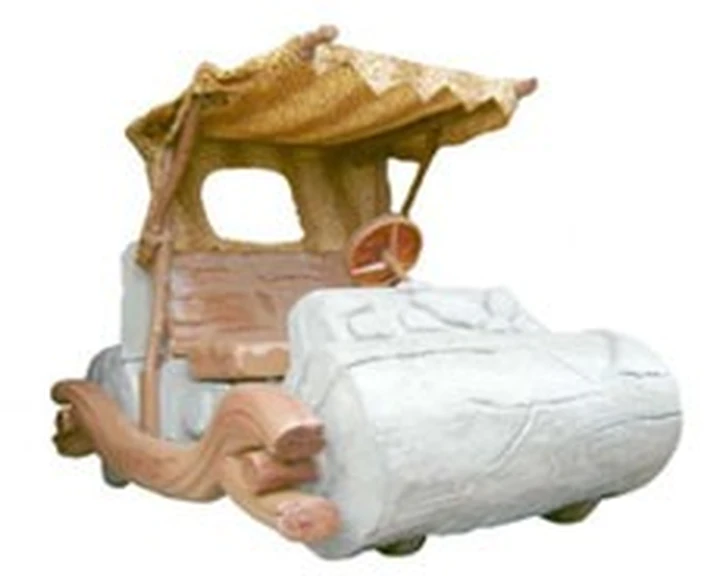 La macchina dei Flintstones in mostra a Torino