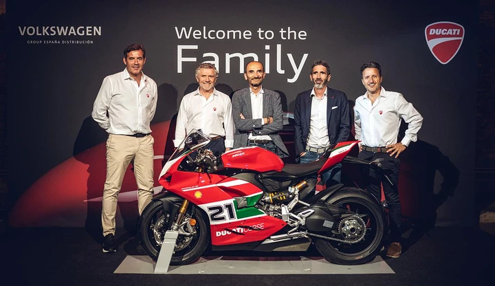 Ducati annuncia una partnership con Volkswagen Group España Distribución