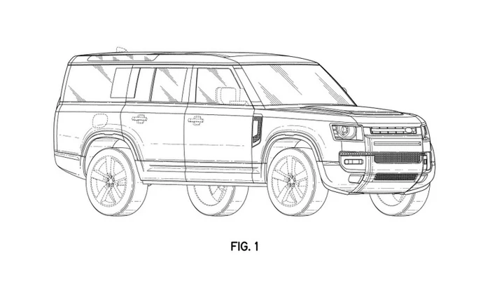 Land Rover Defender: depositati i brevetti della variante 130
