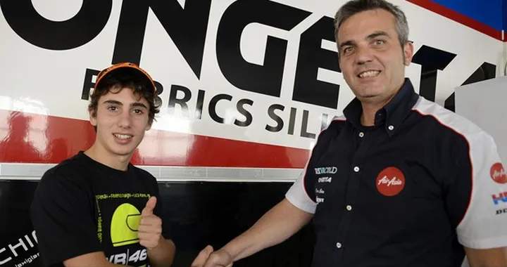 Moto3 2015: Niccolò Antonelli con Ongetta-Rivacold Honda