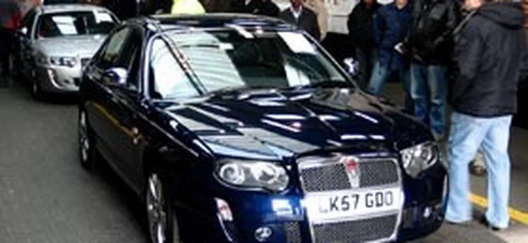 Tre Rover MG nuove vendute all'asta