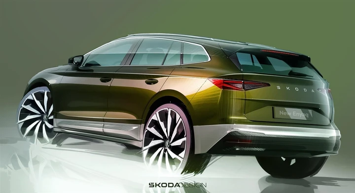 Nuovi Skoda Enyaq ed Enyaq Coupé: design Modern Solid e autonomia estesa, i primi teaser