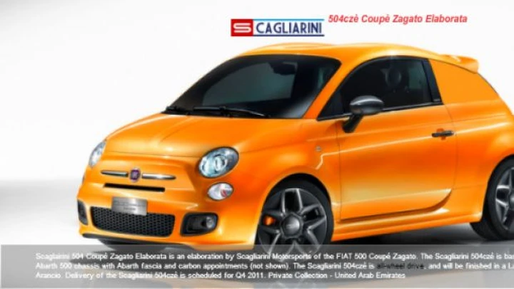 Fiat 504 Coupé Zagato Scagliarini Elaborata