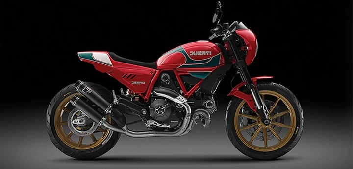 Ducati Scrambler Mike Hailwood replica