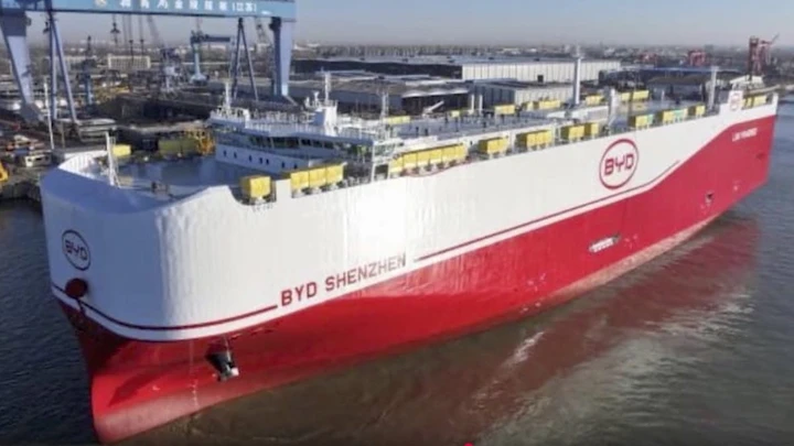 BYD Shenzen: la nave cargo da record per l'espansione globale