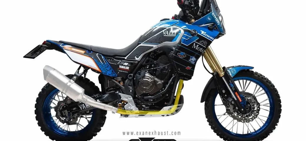 Yamaha Ténéré 700 MY 2021: quattro scarichi omologati e uno racing by Exan