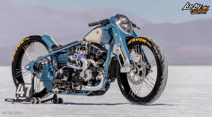 Cheetah #47 1450: l'Harley turbo di Lucky's Custom