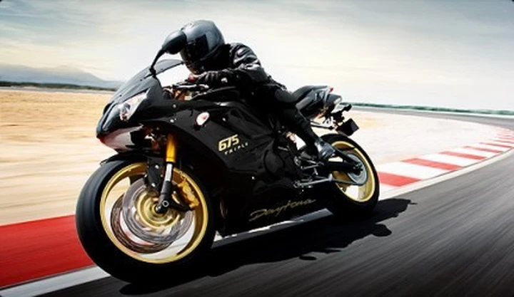 Al via i Triumph Track Days 2008