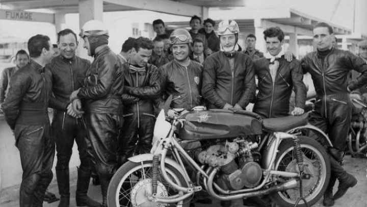 Grandi duelli iridati 1952: Cecil Sandford (MV Agusta) - Carlo Ubbiali (Mondial)