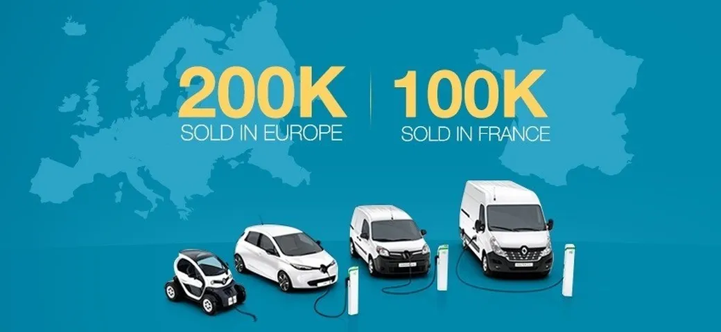 Auto elettriche: Renault raggiunge quota 200 mila in UE