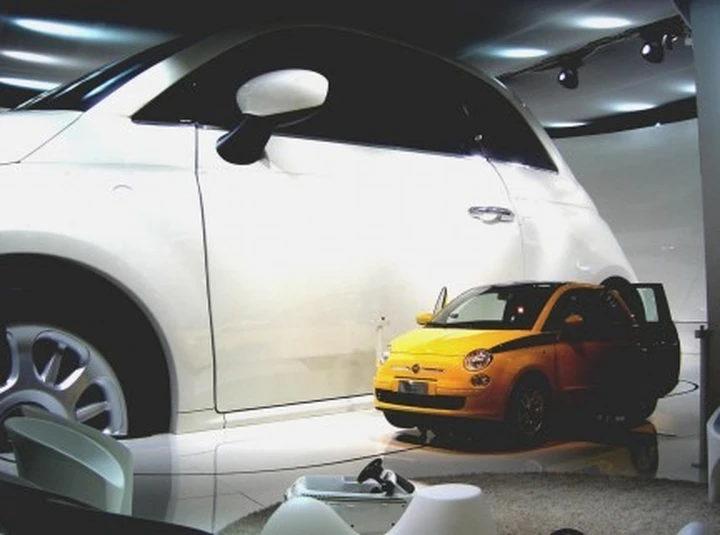 Francoforte 2007: la mega Fiat 500