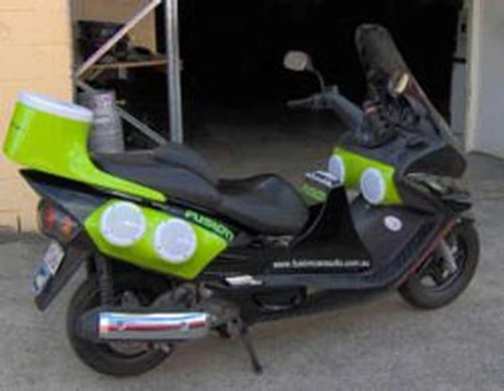 Scooter audio system