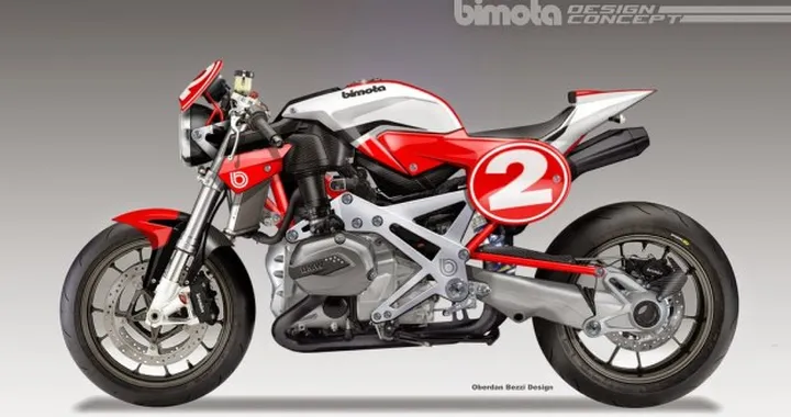 Bimota BB-4S Café Fighter Concept by Oberdan Bezzi, sette varianti con boxer BMW