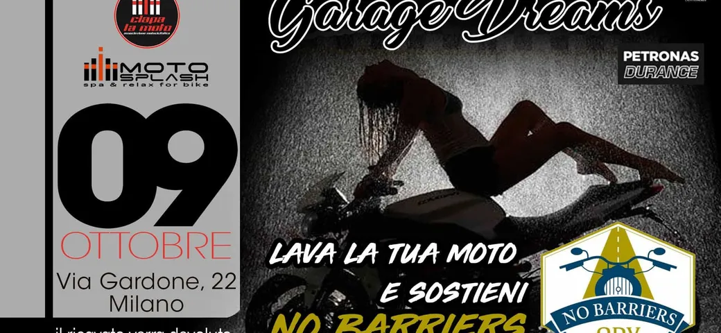 Ciapa la Moto annuncia l'Open Day: appuntamento il 9 ottobre con il Motolavaggio dei Sogni