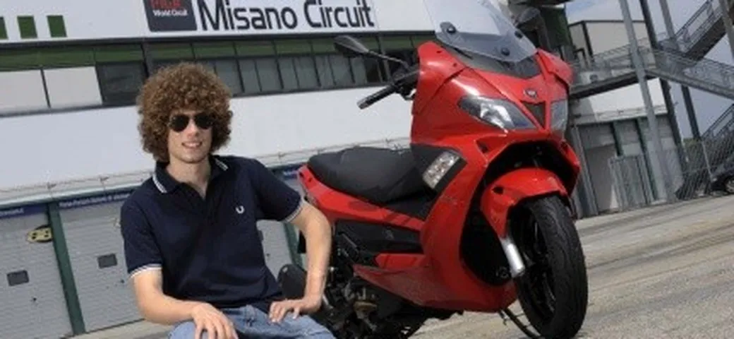 Gilera Nexus 300 al debutto con Marco Simoncelli