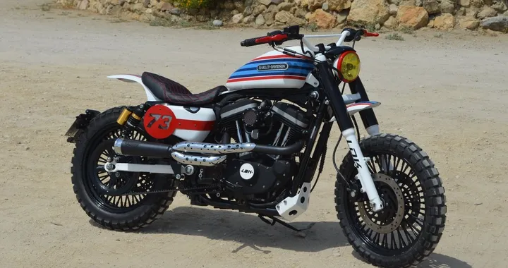 Harley-Davidson 883 Sportster "Martini" by Lord Drake Kustoms