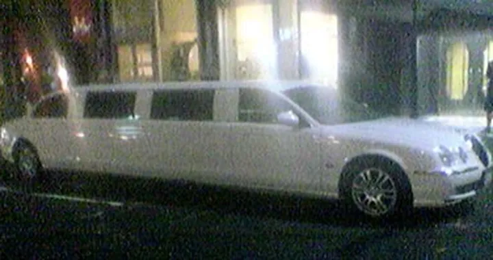 Jaguar limousine