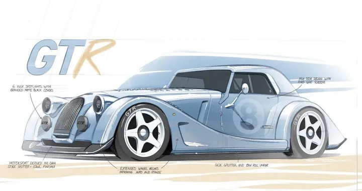Morgan Plus 8 GTR: prime anticipazioni sul nuovo progetto V8
