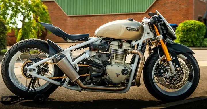 Questa Triumph Bobber da 130 CV sfida persino le Hayabusa
