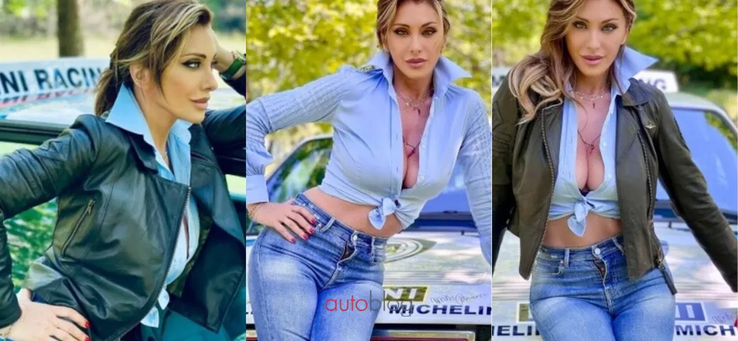 Lancia Delta Integrale: in posa con Sabrina Salerno