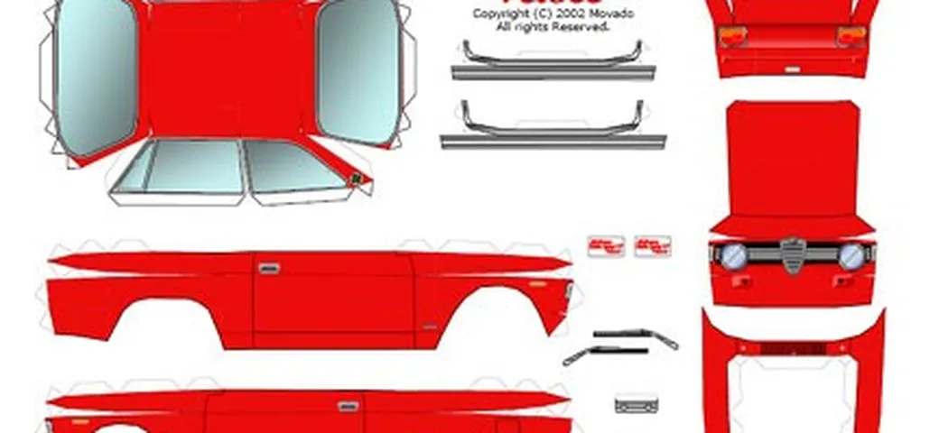 Modellismo: Le auto di carta