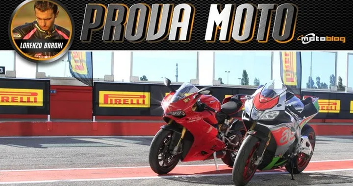 Aprilia Rsv4 Rf Vs Ducati Panigale 1299s - la prova