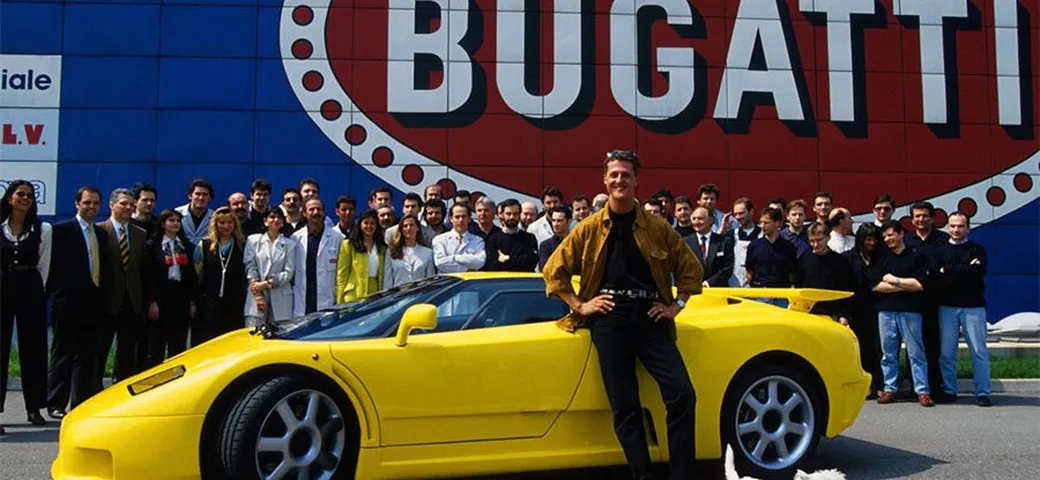 La Bugatti EB110 SS di Michael Schumacher [Video]