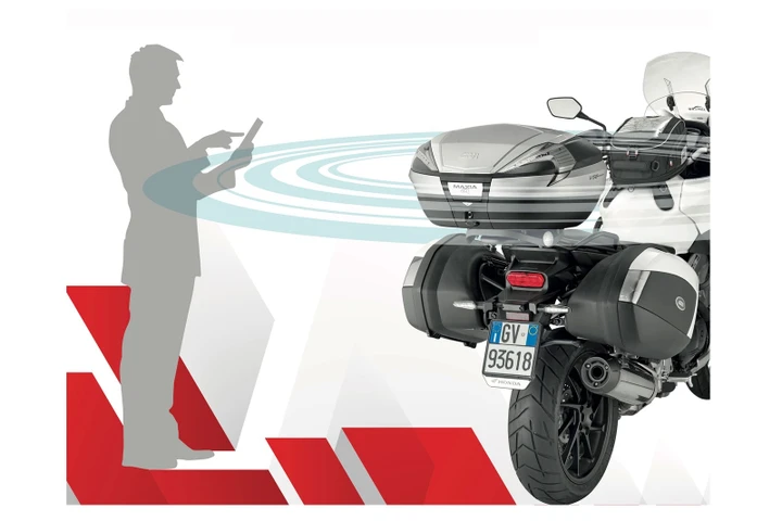 GIVI: arriva il bauletto che si apre e si chiude con un’App