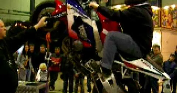 wheely simulator motor cycle-event zwolle 2009