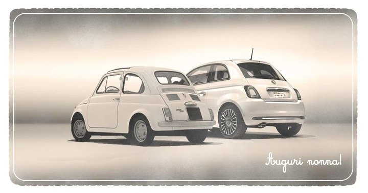Festa dei nonni: gli auguri della Fiat 500