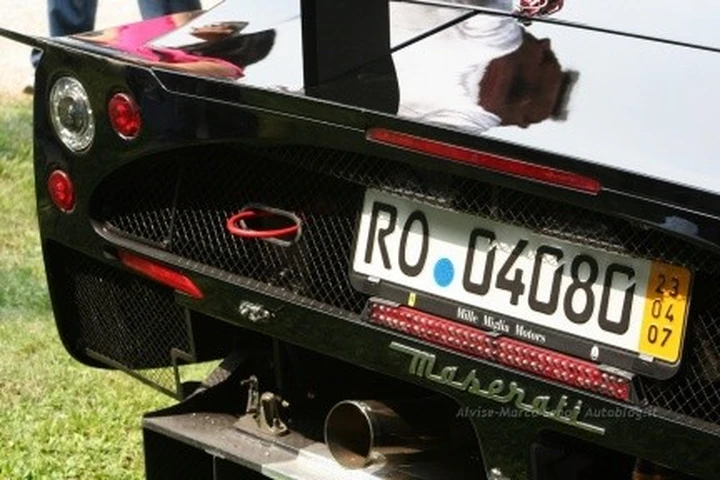 Villa d'Este 2007: Maserati Mc12 Corsa TARGATA!