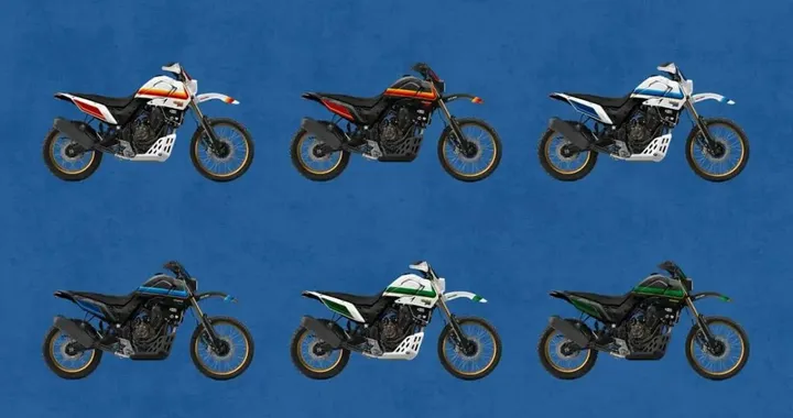 Yamaha Ténéré 700, i nuovi kit retrò riportano gli anni ’70 sulle maxi enduro