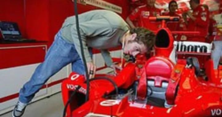 Terza sessione di prove in Ferrari per Valentino